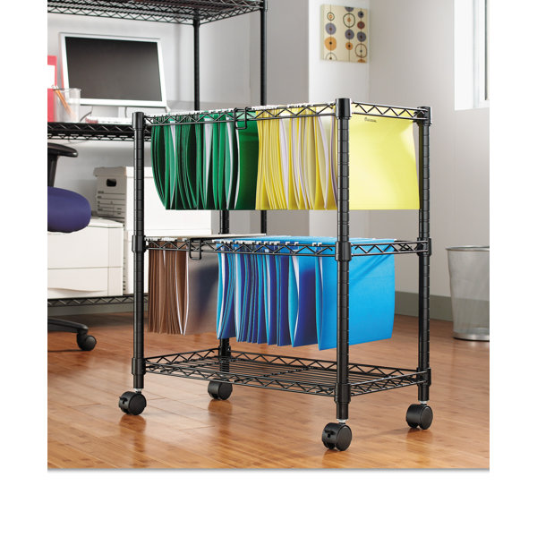 Alera 29.5" 2 Tier Rolling File Cart & Reviews Wayfair